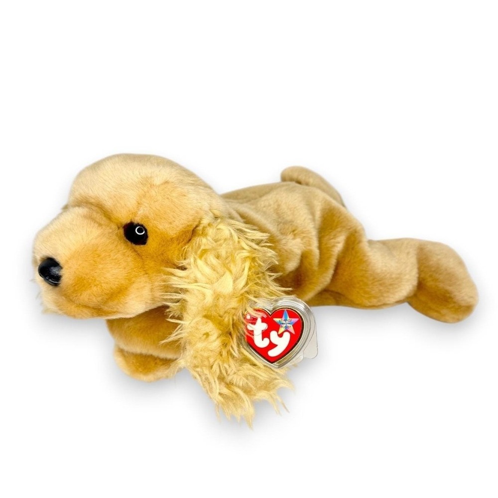 Spunky the Dog | Golden Day Companion | Mint Heart Tag TY Beanie Buddy